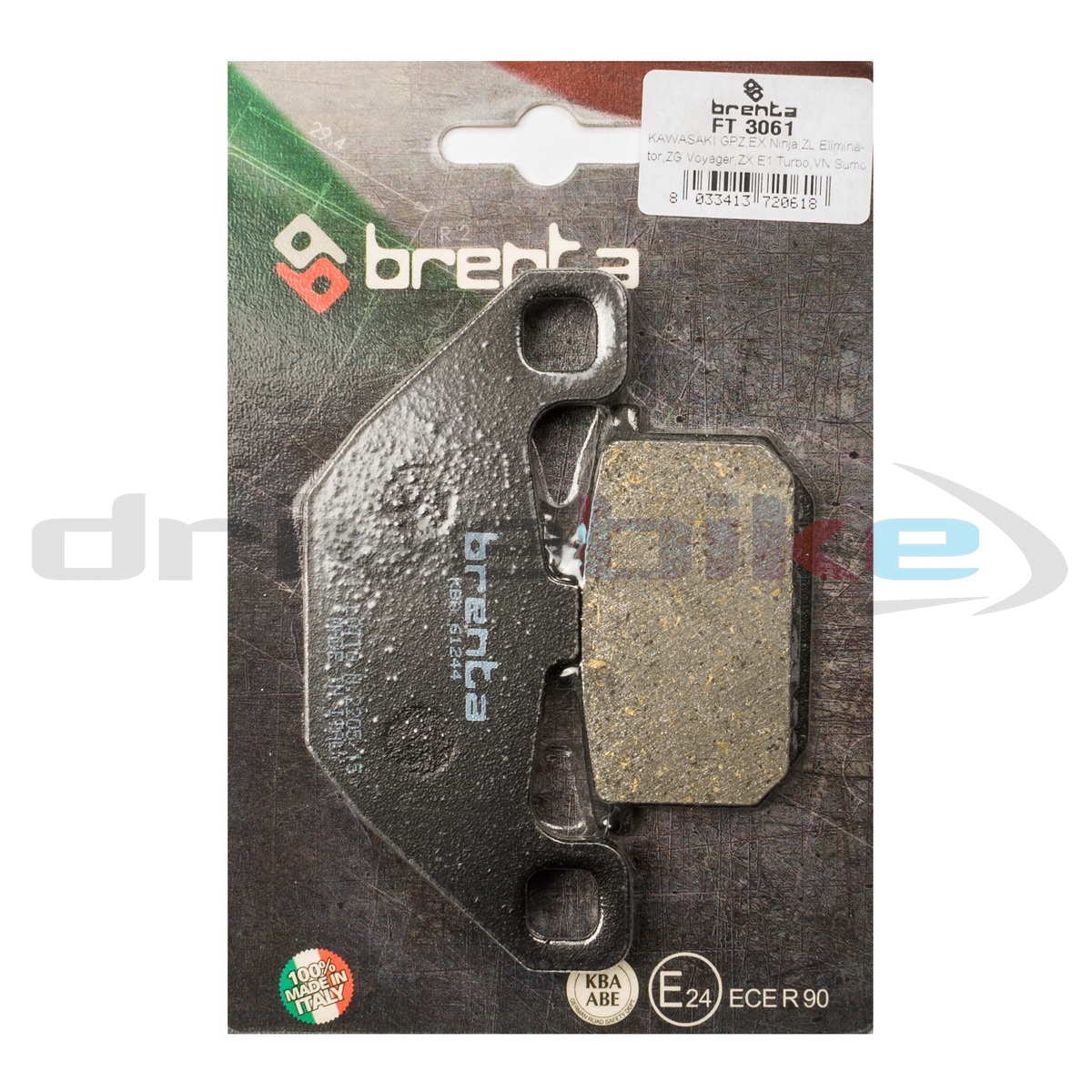 Тормозные колодки Brenta Organic FT3061