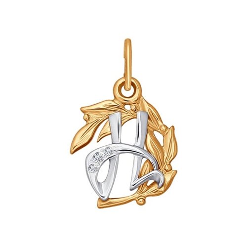 

Подвеска из золота Golden Eagle 30028, фианит, 030028