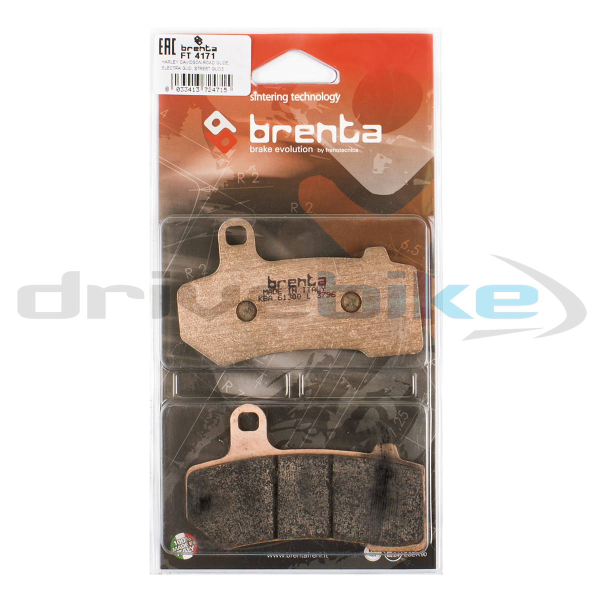 Тормозные колодки Brenta Sintered FT4171