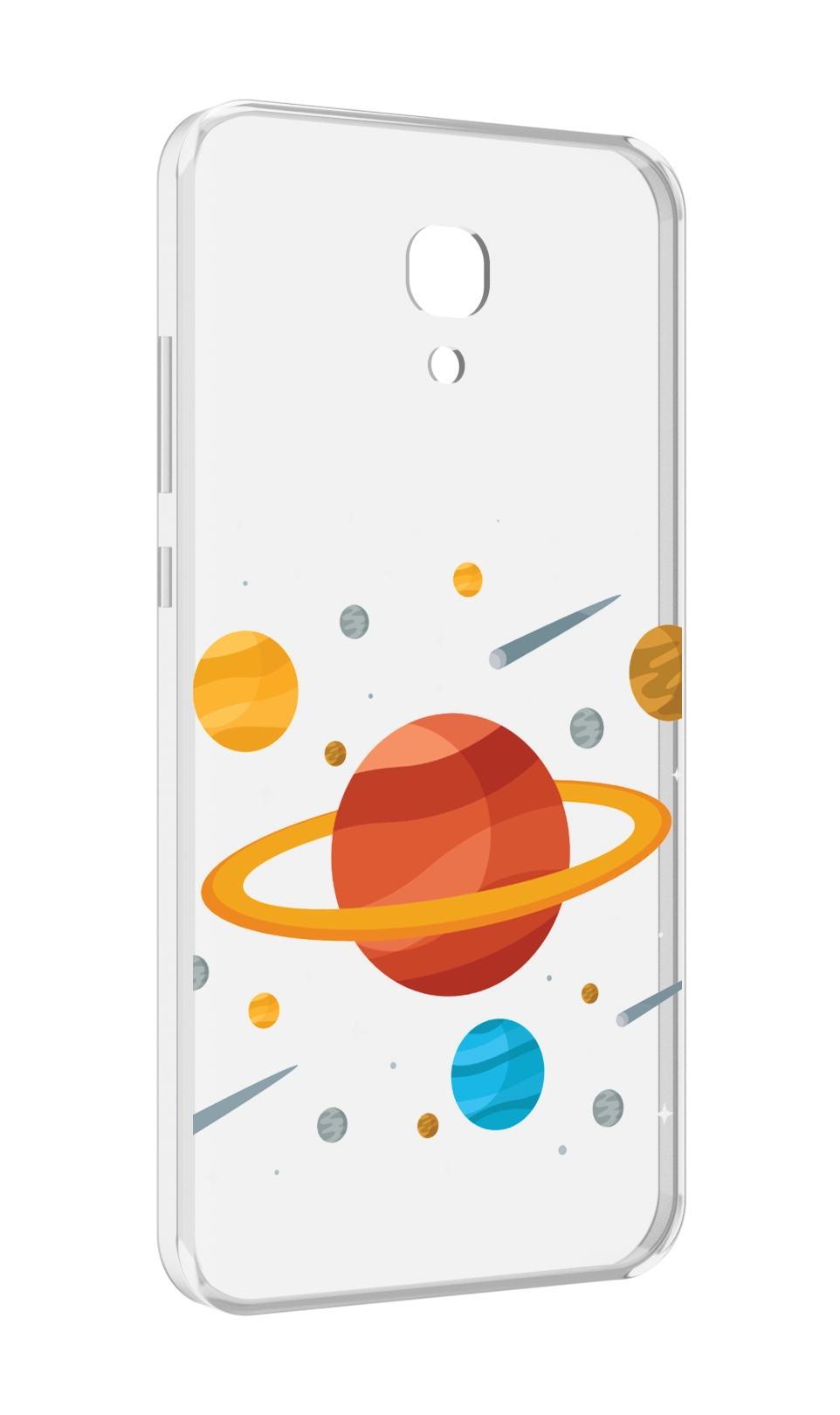

Чехол MyPads Планета-Сатурн для Meizu M6 (M711Q), Прозрачный, Tocco