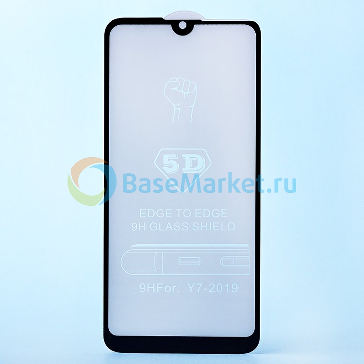 

Защитное стекло для Huawei Y7 (2019) полное покрытие, черный (в упаковке)