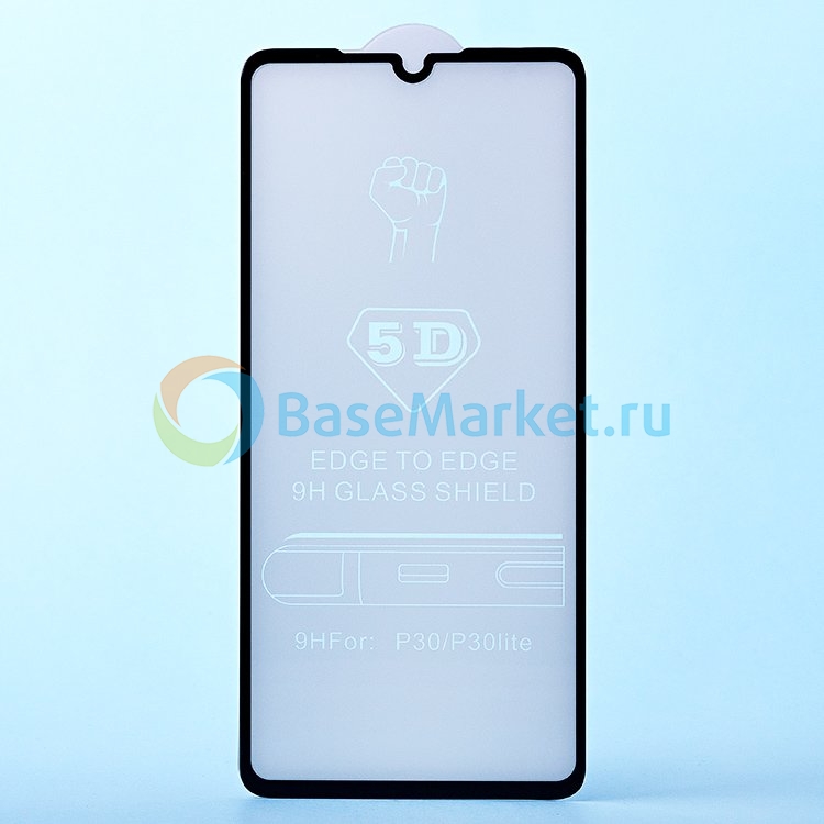 

Защитное стекло для Huawei P30 полное покрытие, черный (в упаковке)