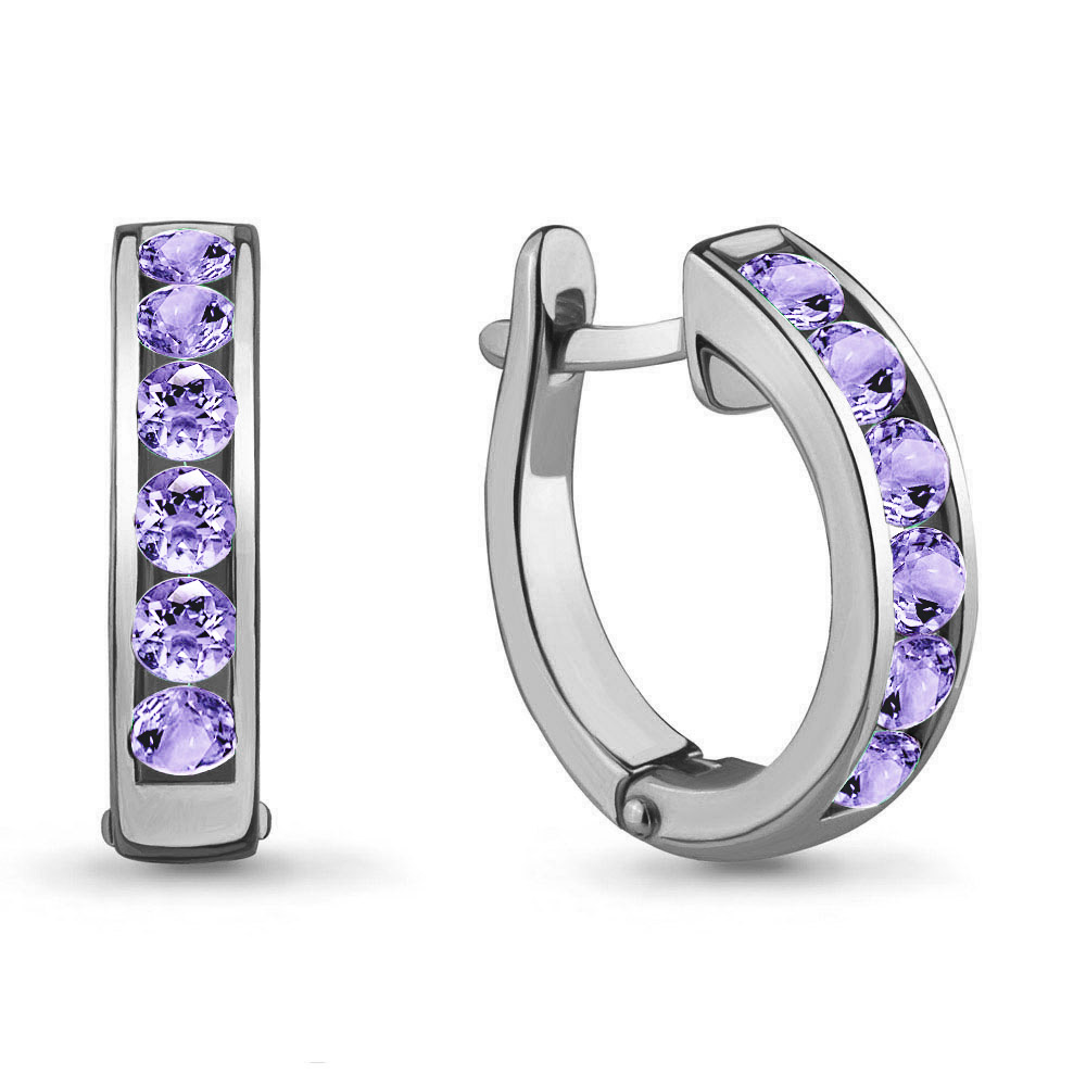 

Серьги из серебра с фианитом Aquamarine 42894Д_925_р, 42894Д_925_р