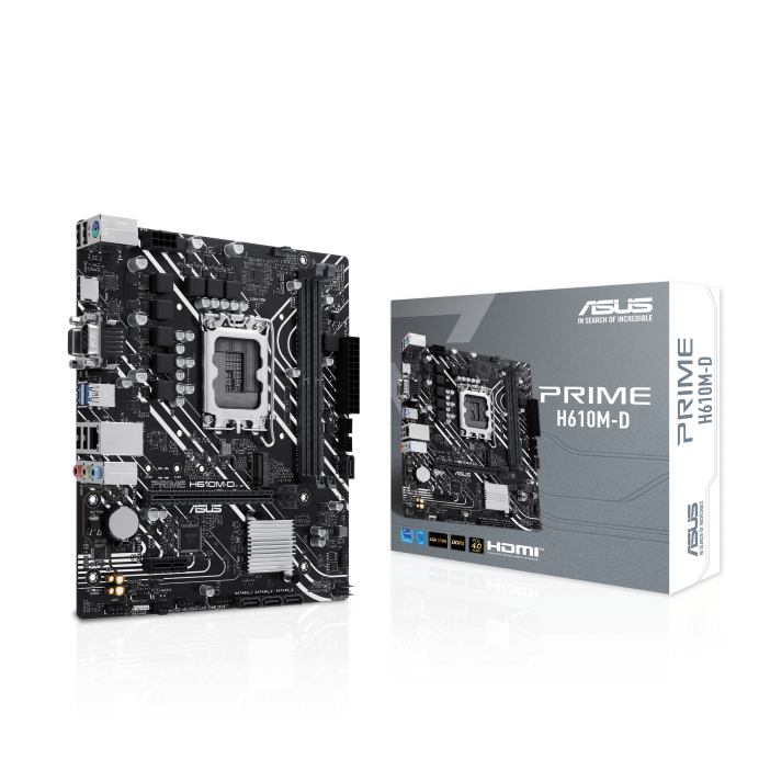 

Материнская плата ASUS H610M-D (90MB1G80-M0EAY0), H610M-D