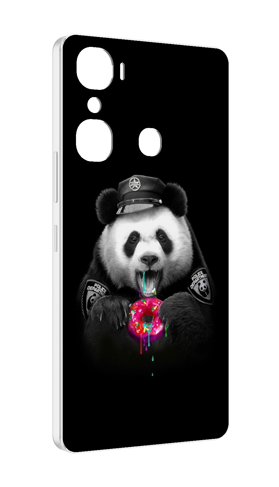 

Чехол MyPads Панда-с-пончиком для Infinix Hot 12 Pro, Прозрачный, Tocco