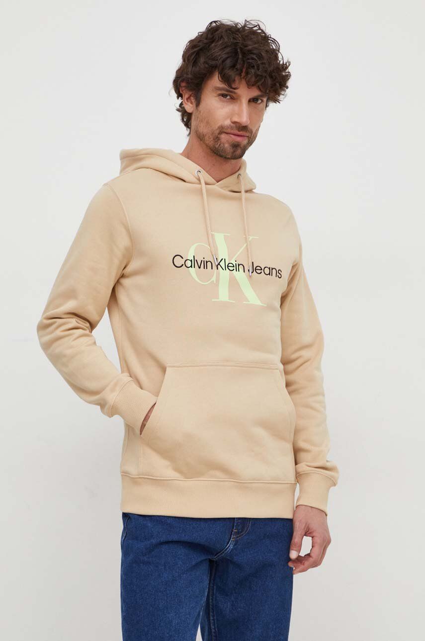 Худи мужское Calvin Klein Jeans J30J320805 бежевое S