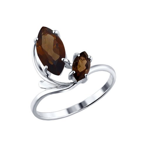 

Кольцо из серебра р. , Golden Eagle 92010243, раухтопаз, 92010243