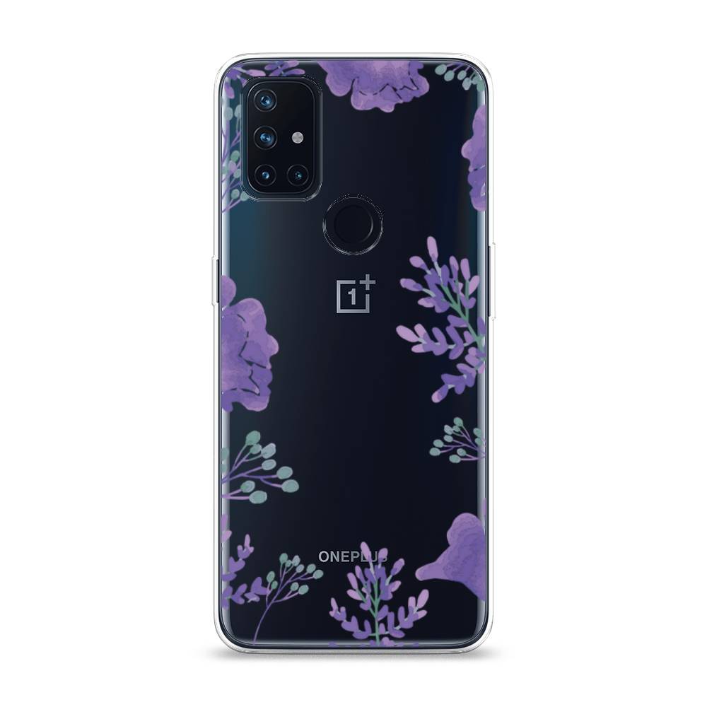 

Чехол Awog на OnePlus Nord N10 / ВанПлас Nord N10 "Сиреневая цветочная рамка", Прозрачный;фиолетовый, 152350-8