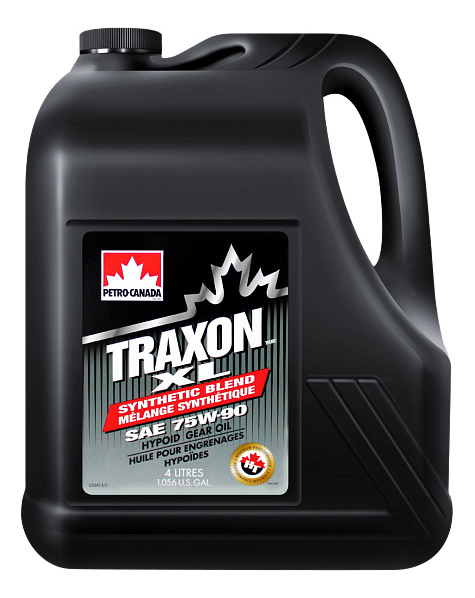 фото Трансмиссионное масло petro-canada traxon xl 75w90 4л trxl759c16