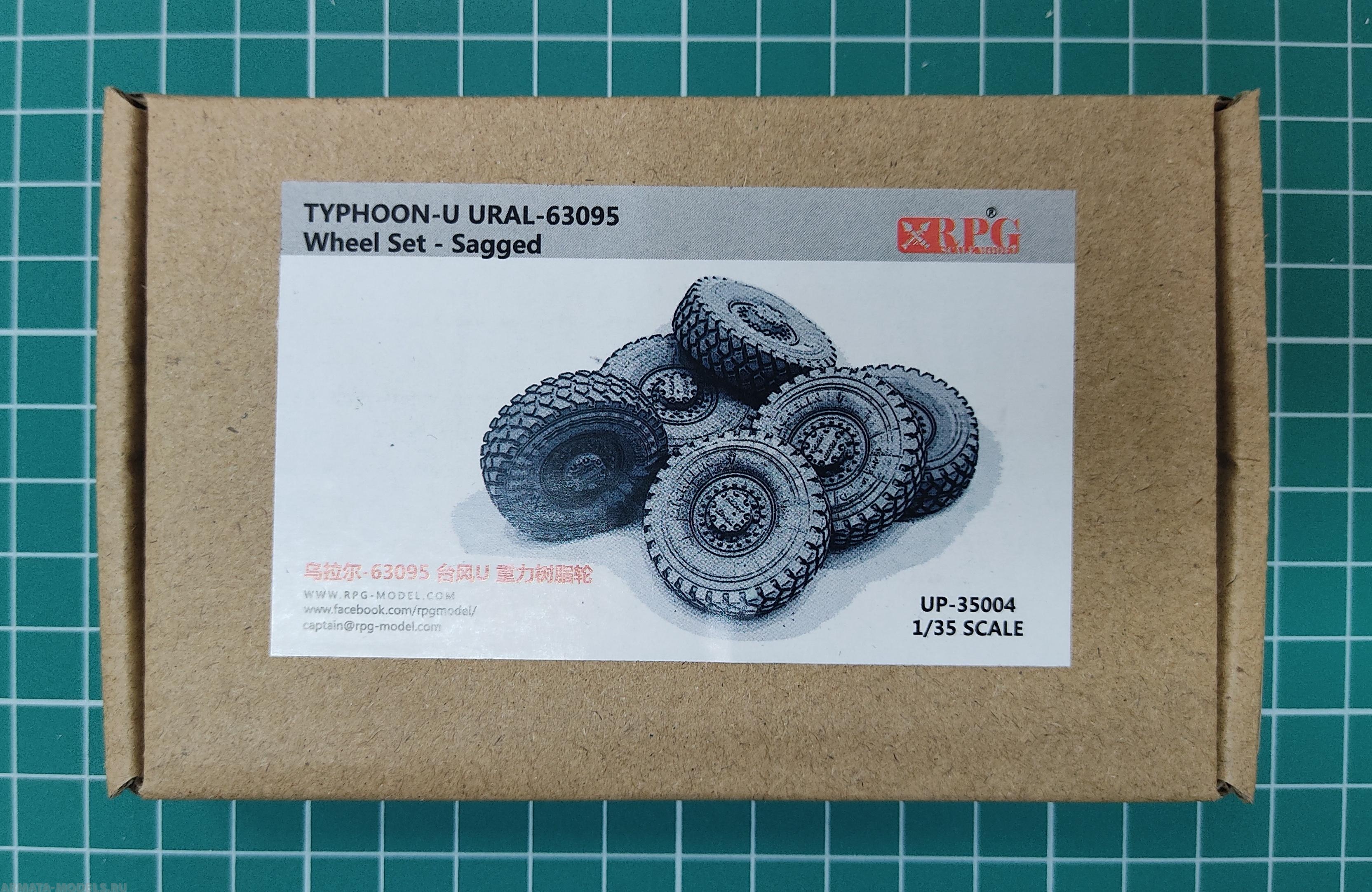 

UP-35004RPG URAL-63095 Typhoon-U Wheel Set - Sagged