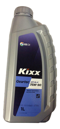 Трансмиссионное масло Kixx Geartec 75w90 1л L2962AL1E1