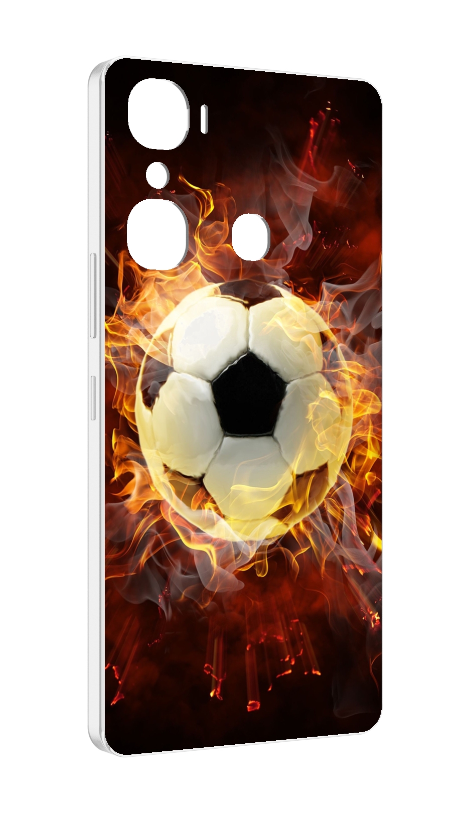 

Чехол MyPads Огненный-мяч для Infinix Hot 12 Pro, Прозрачный, Tocco