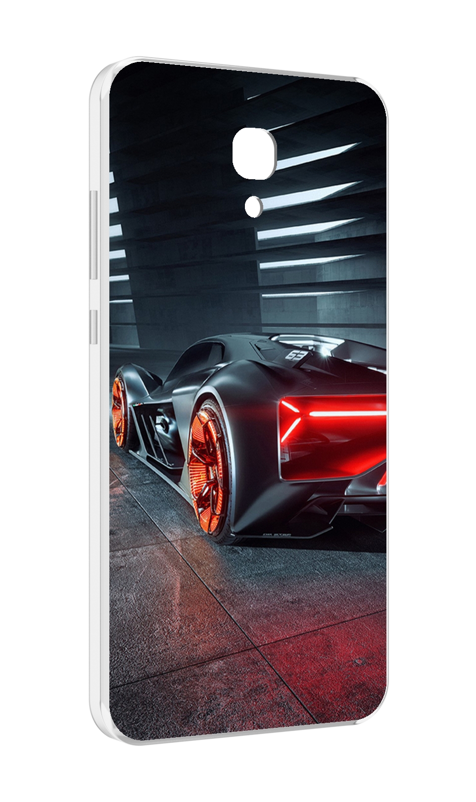 

Чехол MyPads Ночной-город мужской для Meizu M6 (M711Q), Прозрачный, Tocco