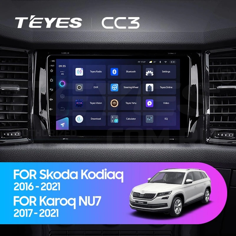 

Штатная магнитола Teyes CC3 4/32 Skoda Karoq (2017-2021) Тип-A, CC3