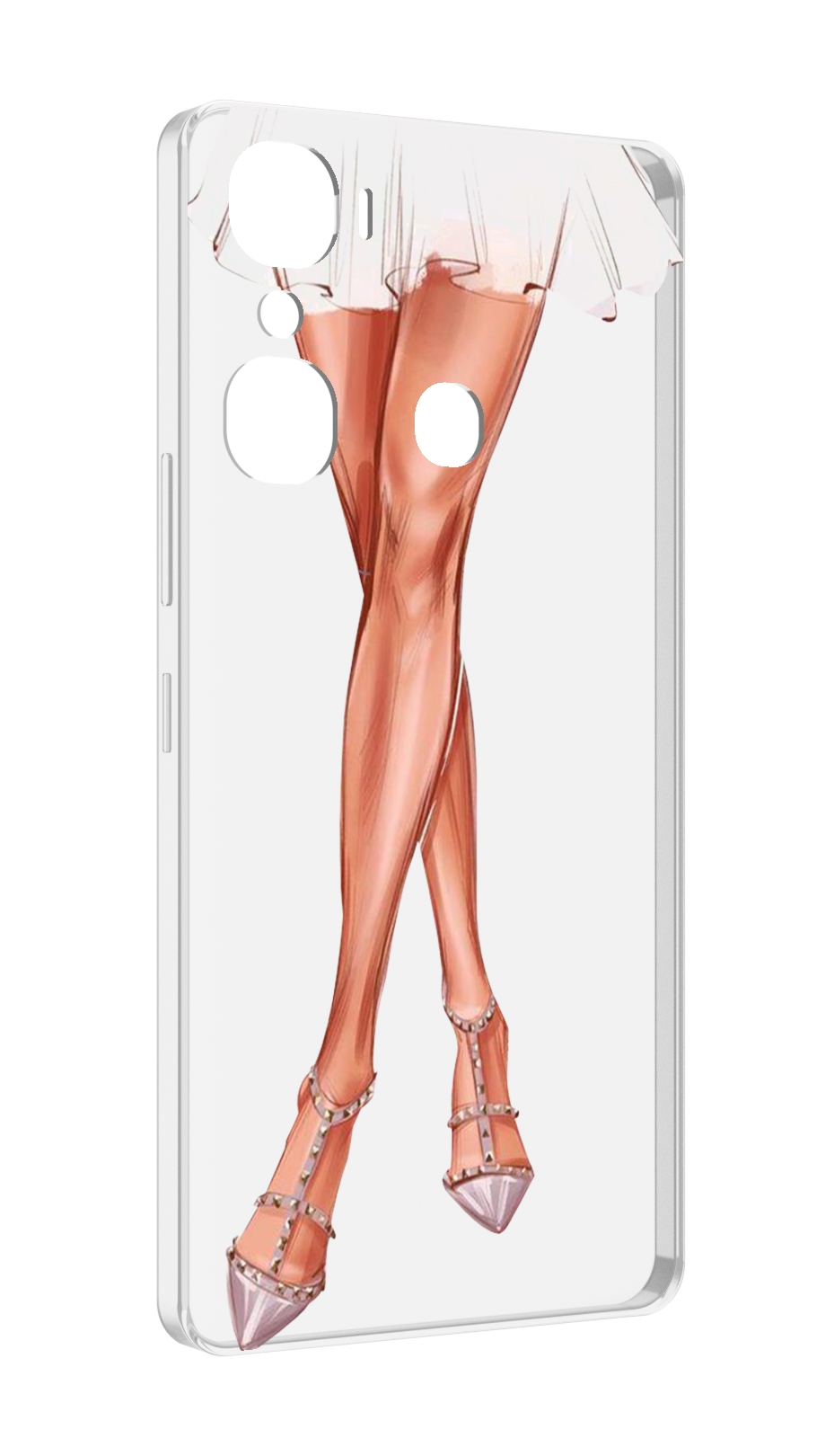 

Чехол MyPads Ножки для Infinix Hot 12 Pro, Прозрачный, Tocco