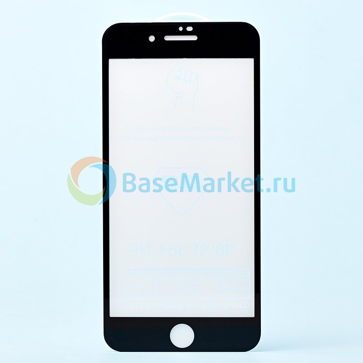 

Защитное стекло для Apple iPhone 7 Plus полное покрытие, черный (в упаковке)