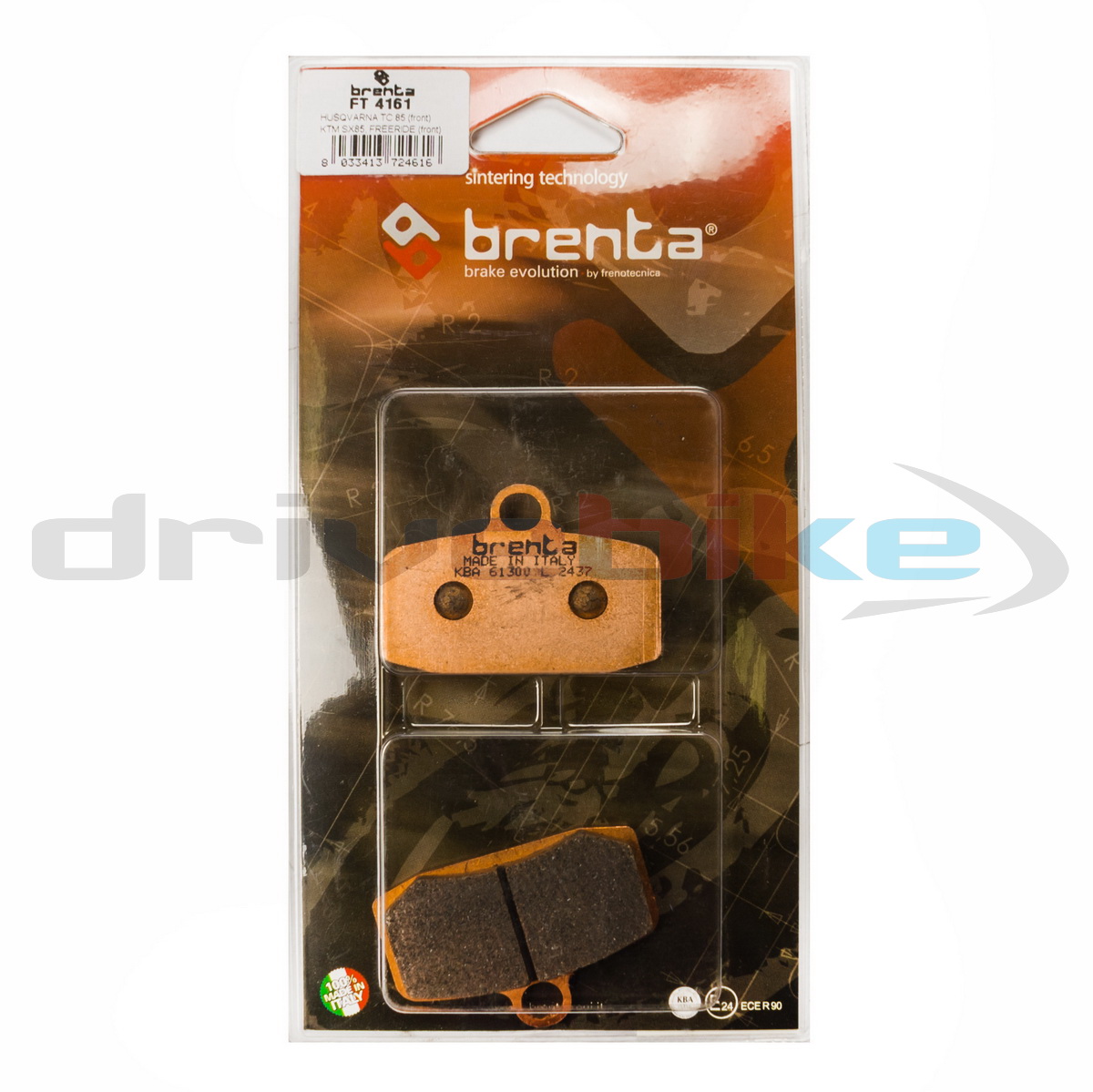 

Тормозные колодки Brenta Sintered FT4161, 21-05672