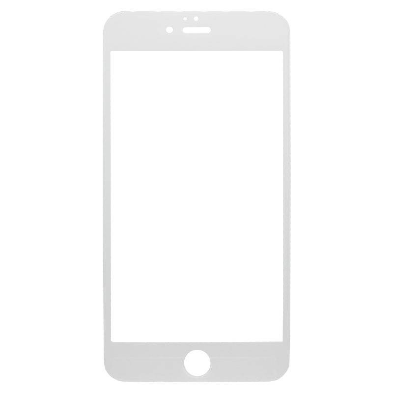 

Защитное стекло для Apple iPhone 6 Plus полное покрытие, белый (в упаковке)