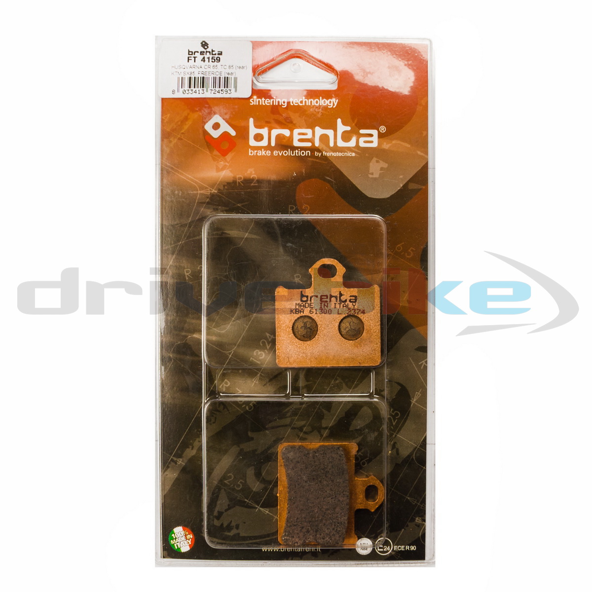 

Тормозные колодки Brenta Sintered FT4159, 21-05670