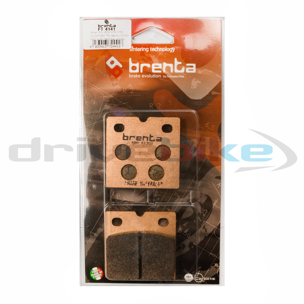 

Тормозные колодки Brenta Sintered FT4141, 21-05668