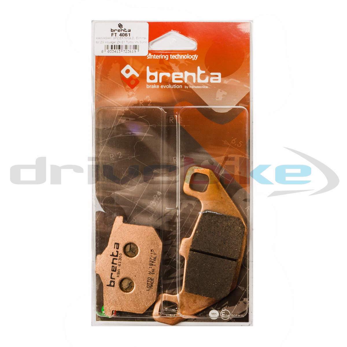 

BRENTA Тормозные колодки FT 4061 Sintered, 21-05665