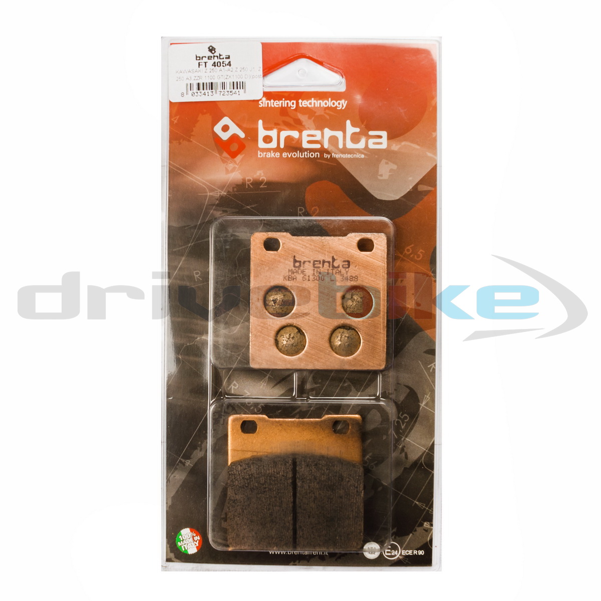 Тормозные колодки Brenta Sintered FT4054