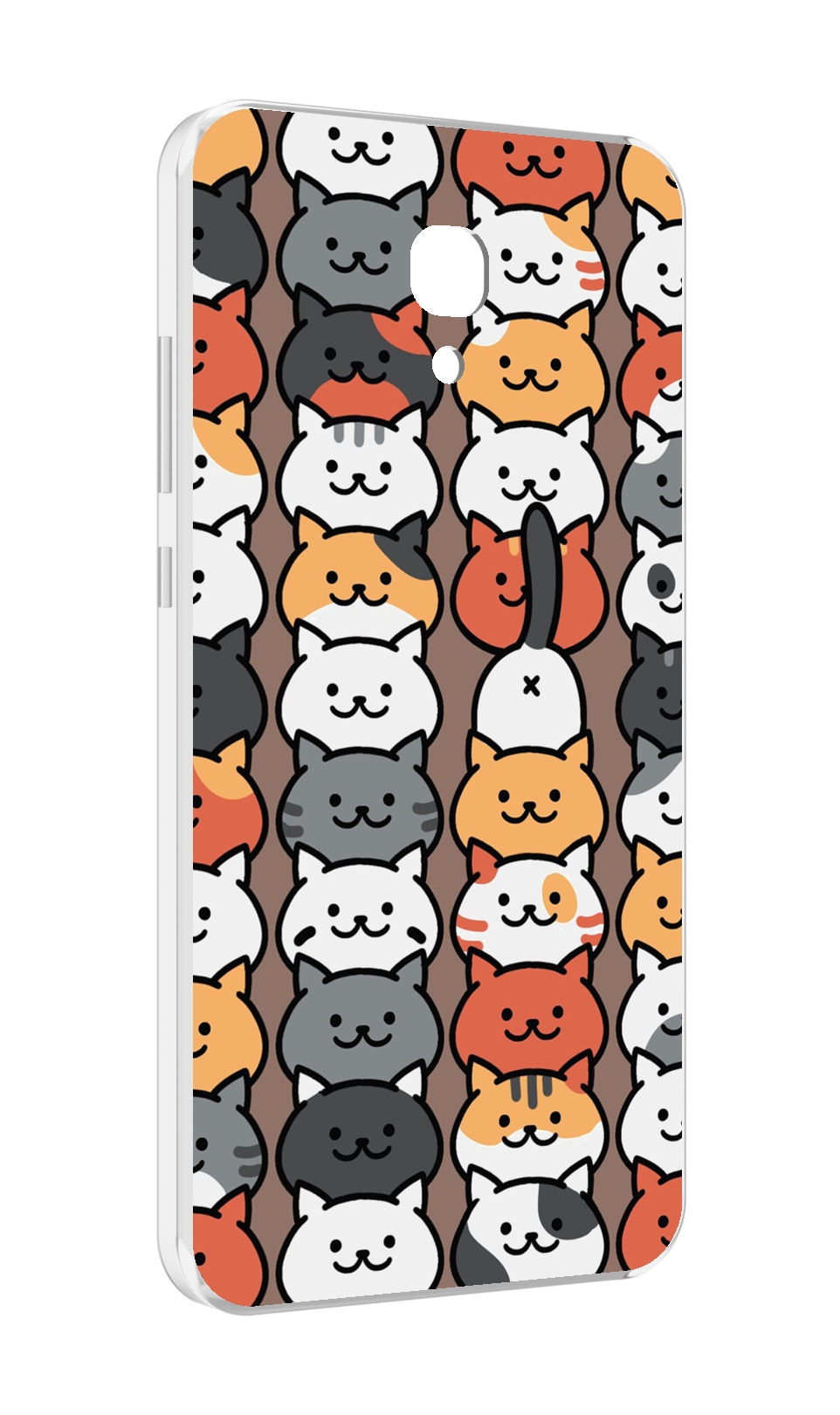 

Чехол MyPads Найди-кота для Meizu M6 (M711Q), Прозрачный, Tocco