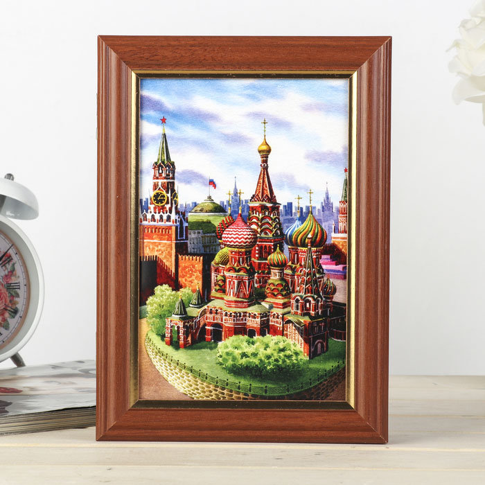 Ключница Sima-land Вид на Кремль 21x15x5 см