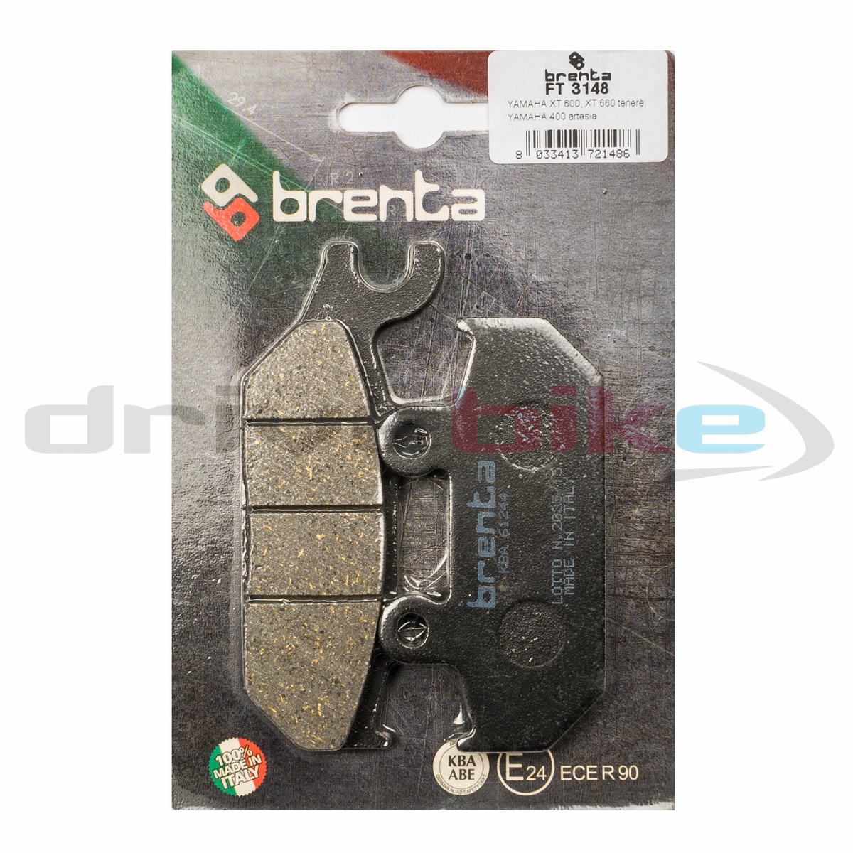 

Тормозные колодки Brenta Organic FT3148, 21-05655