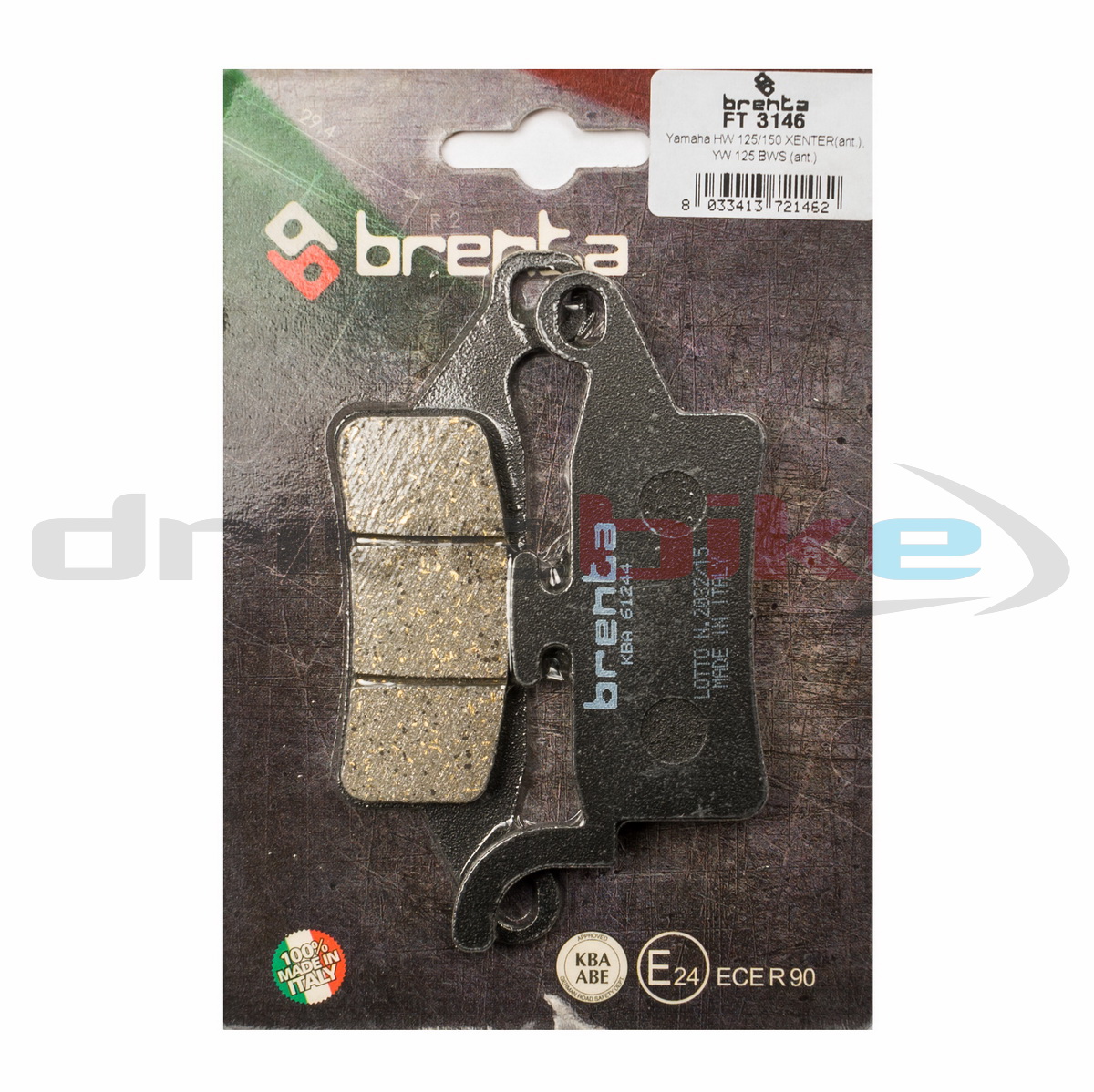 

Тормозные колодки Brenta Organic FT3146, 21-05653