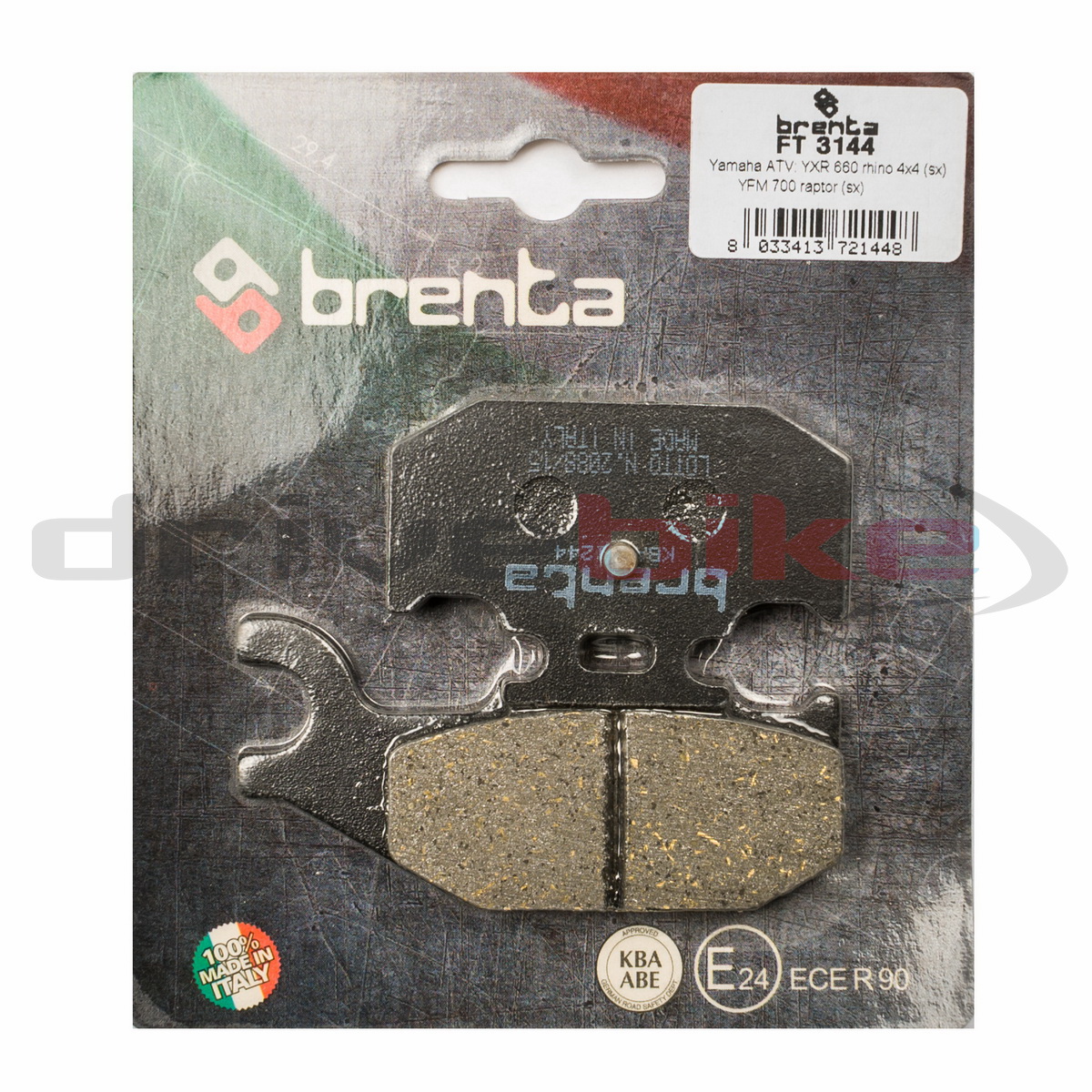 

Тормозные колодки Brenta Organic FT3144, 21-05652
