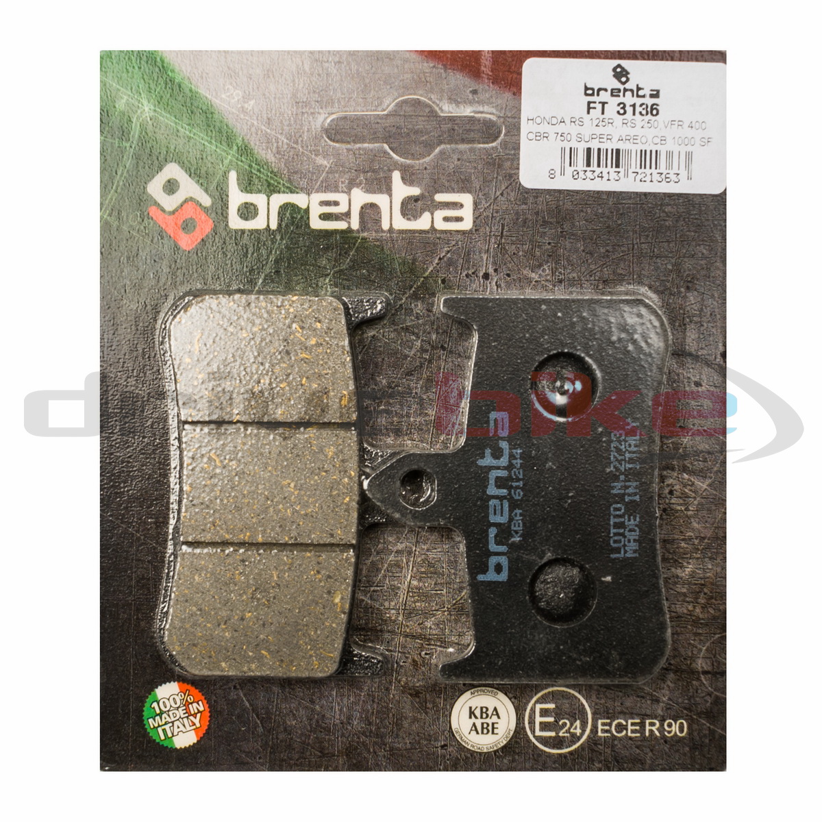 

Тормозные колодки Brenta Organic FT3136, 21-05648