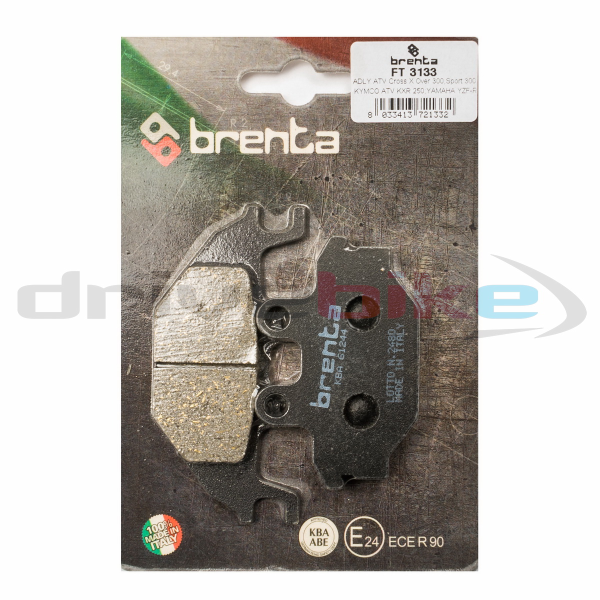 

Тормозные колодки Brenta Organic FT3133, 21-05647