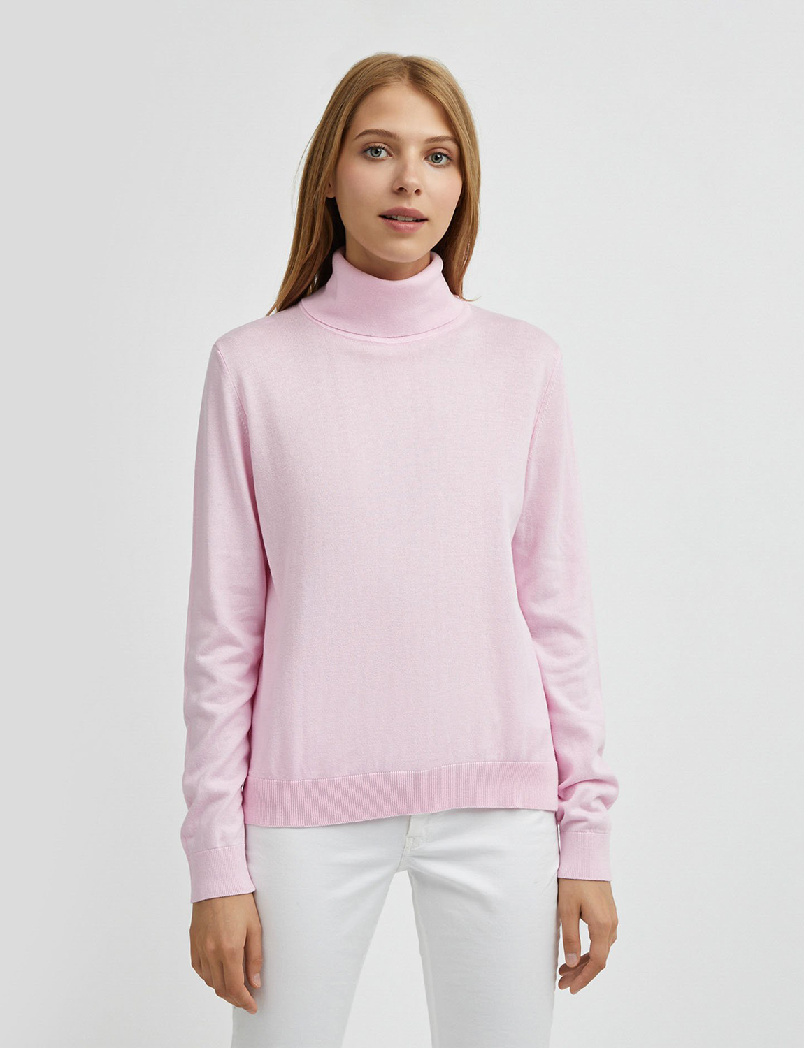 фото Водолазка женская united colors of benetton 21a_102md2521 розовая m