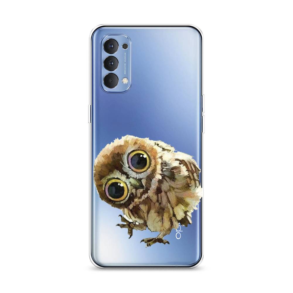 

Чехол Awog на Oppo Reno 4 4G "Любопытный совенок", Разноцветный, 259450-1
