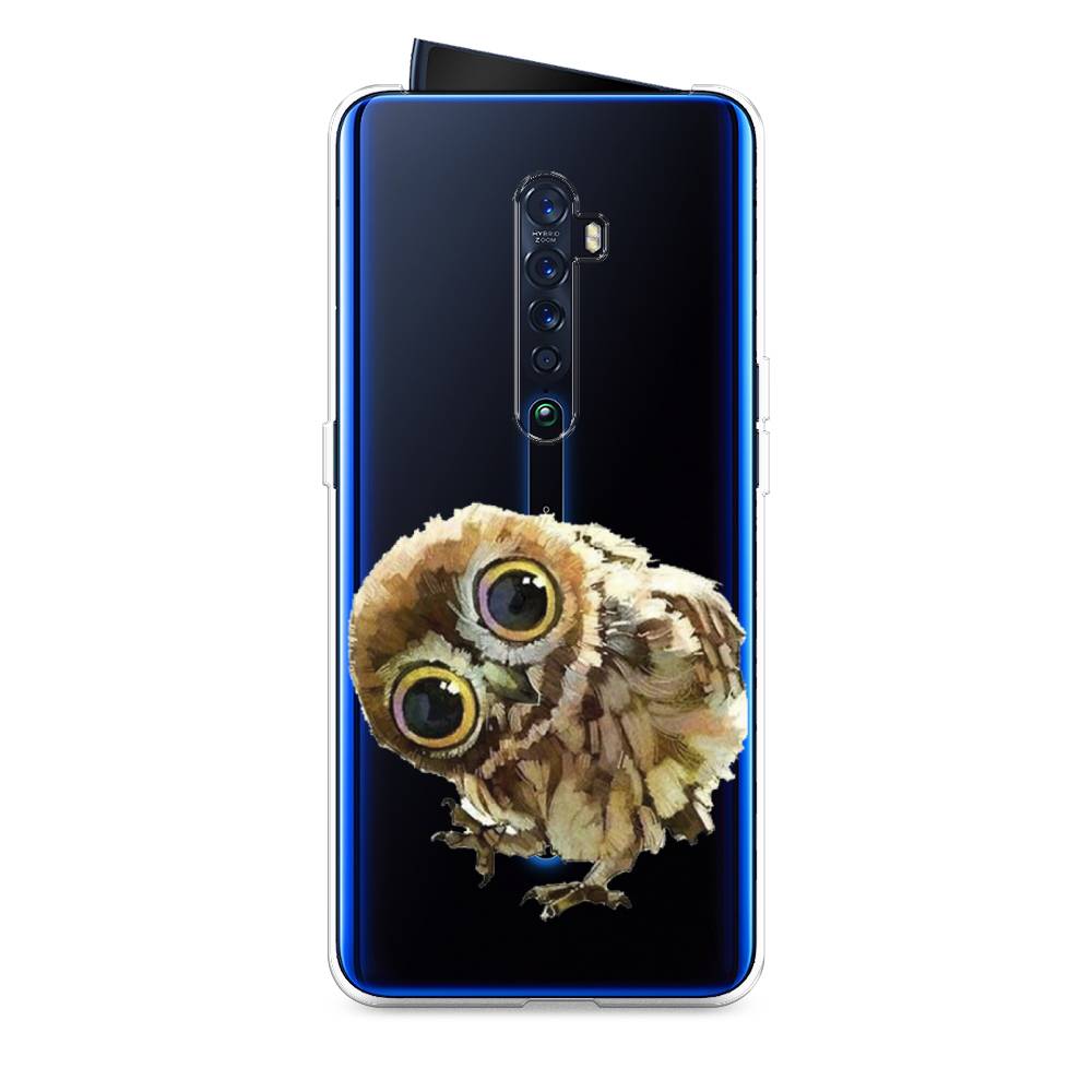 

Чехол Awog на Oppo Reno 2 "Любопытный совенок", Разноцветный, 253550-1