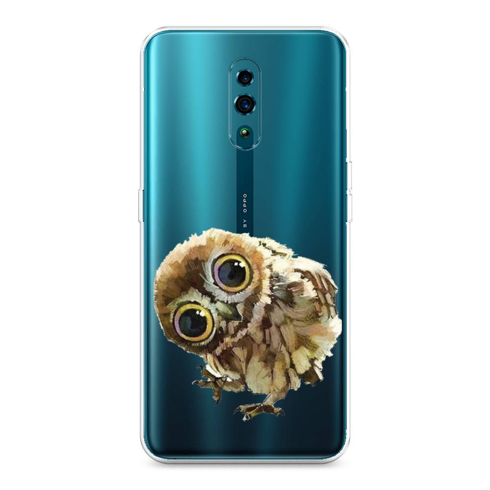 

Чехол Awog на Oppo Reno "Любопытный совенок", Разноцветный, 250750-1