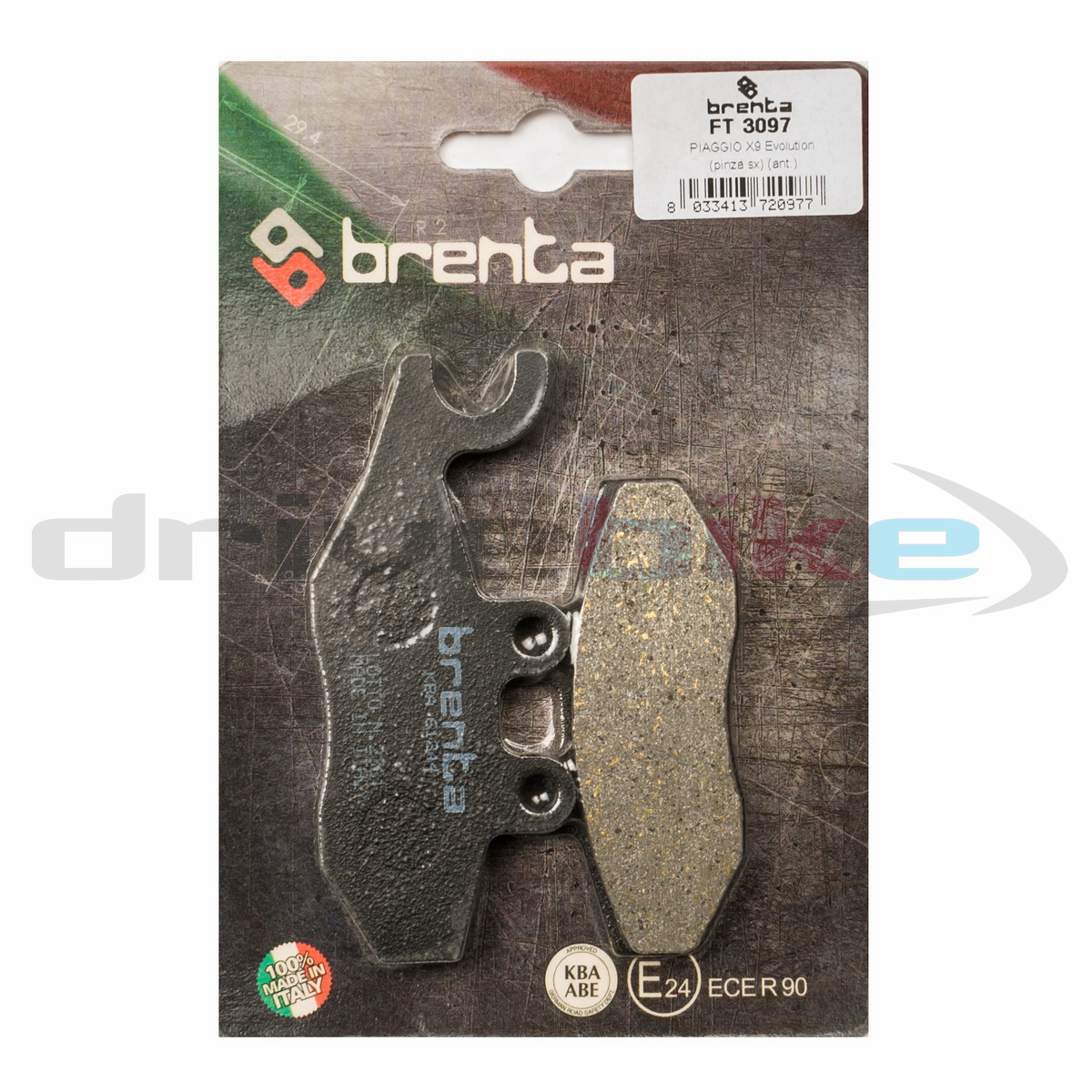 Тормозные колодки Brenta Organic FT3097