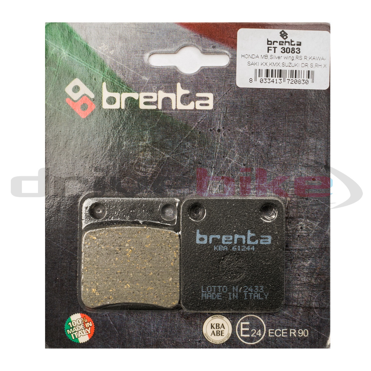 Тормозные колодки Brenta Organic FT3083