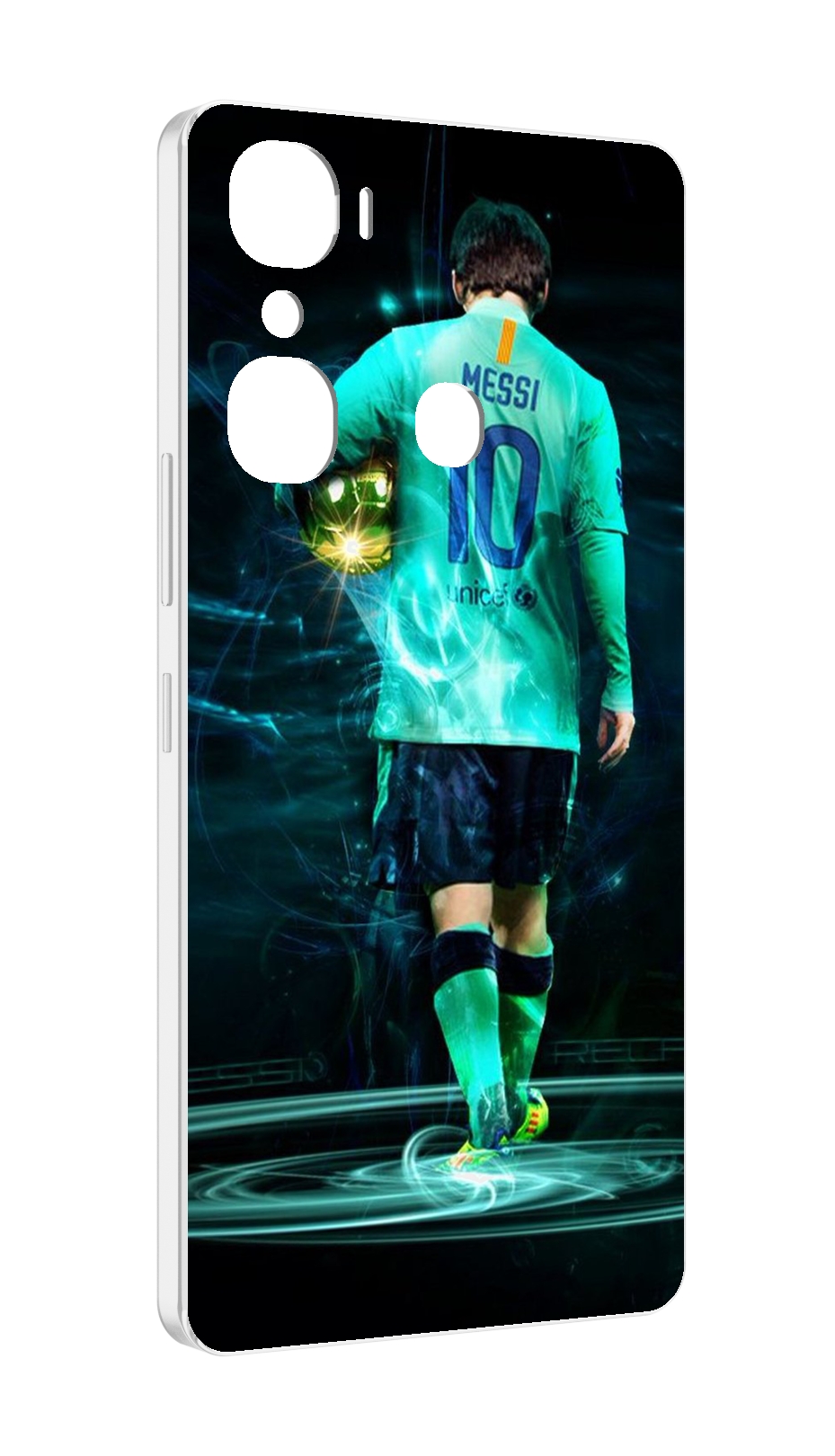 

Чехол MyPads Месси мужской для Infinix Hot 12 Pro, Прозрачный, Tocco