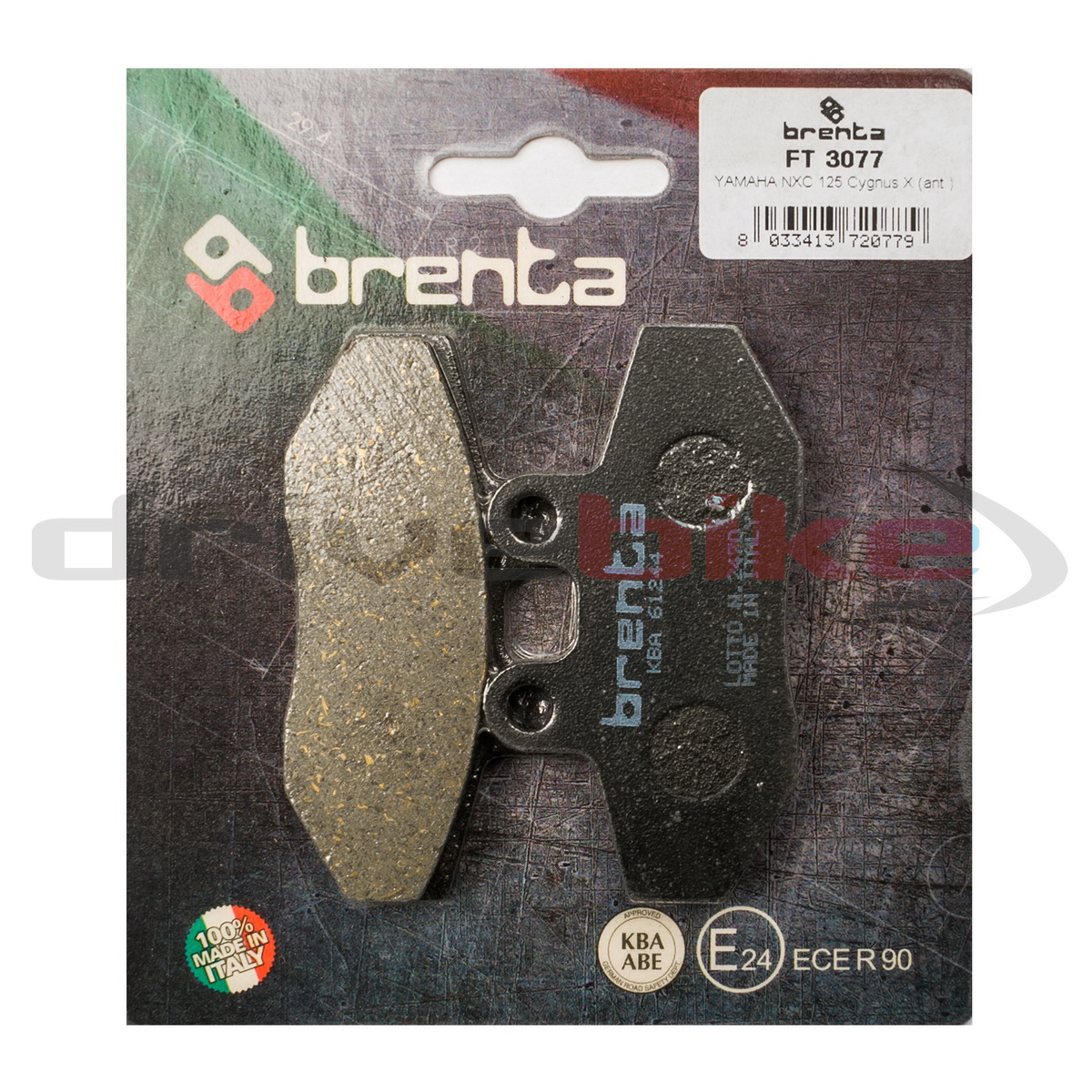 

BRENTA Тормозные колодки FT 3077 Organic, 21-05627