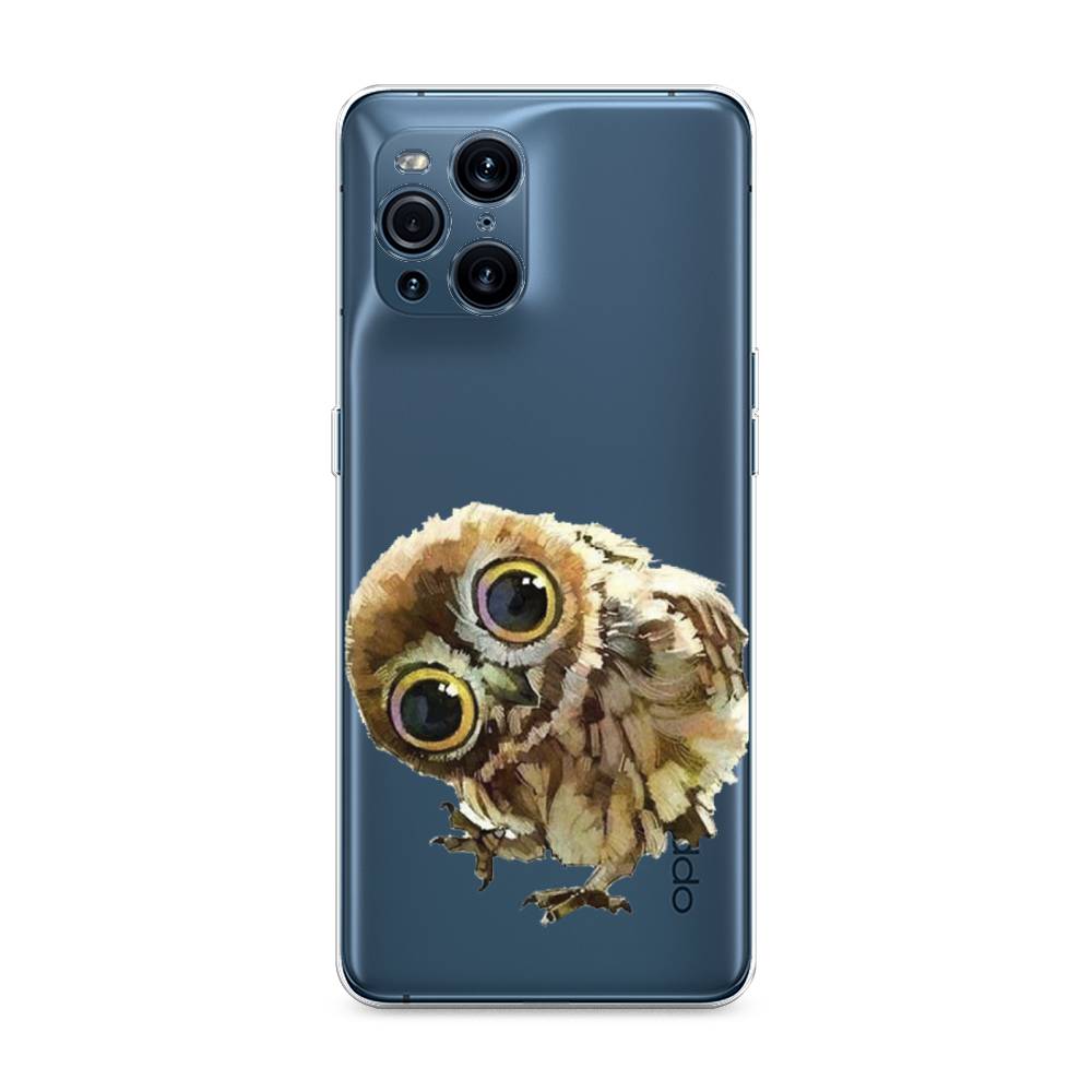 

Чехол Awog на Oppo Find X3 Pro "Любопытный совенок", Разноцветный, 255750-1