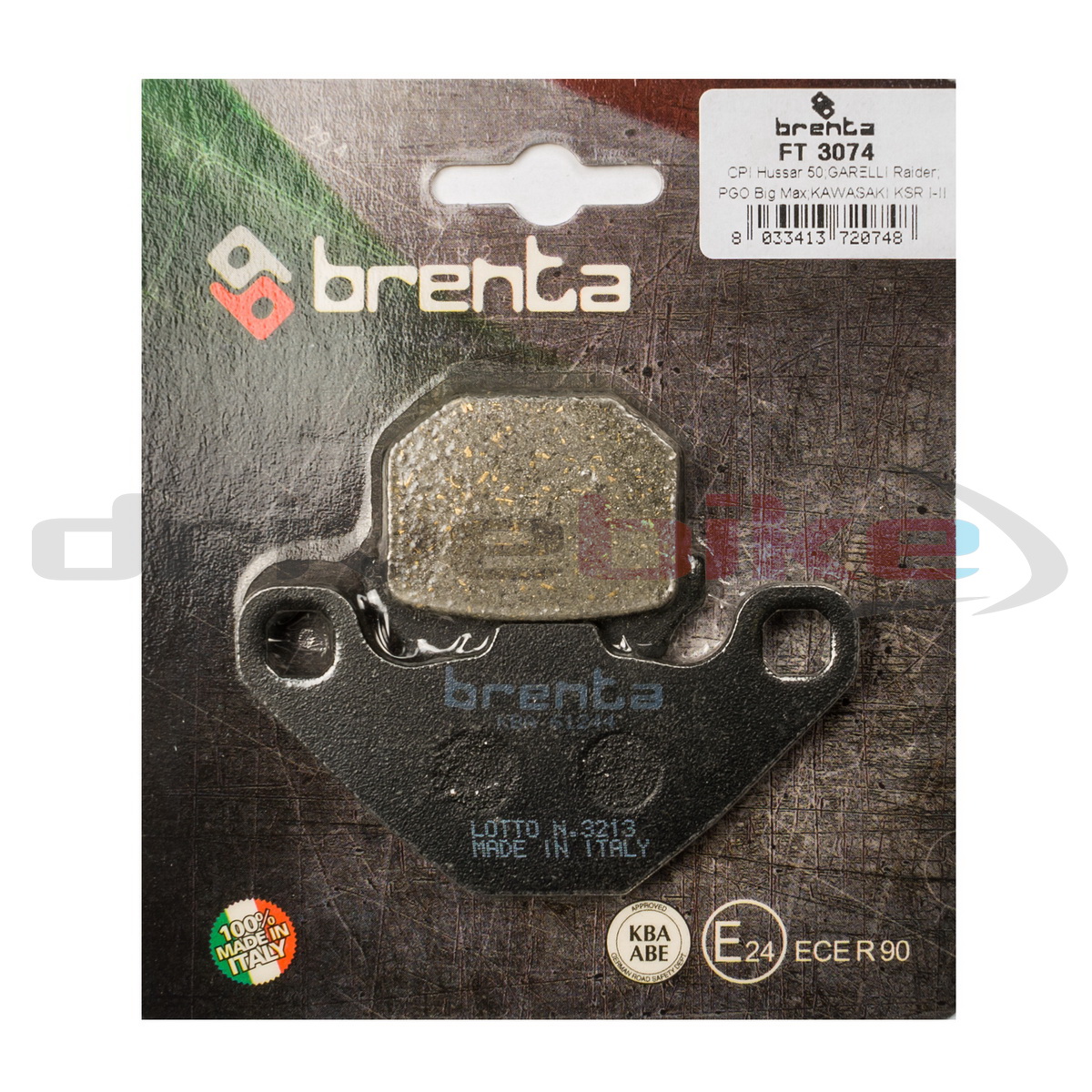 BRENTA Тормозные колодки FT 3074 Organic