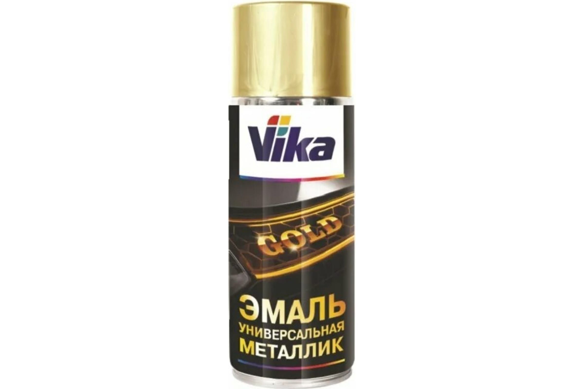

VIKA Эмаль универсальная металлик. Золото. 520 мл 18-000028