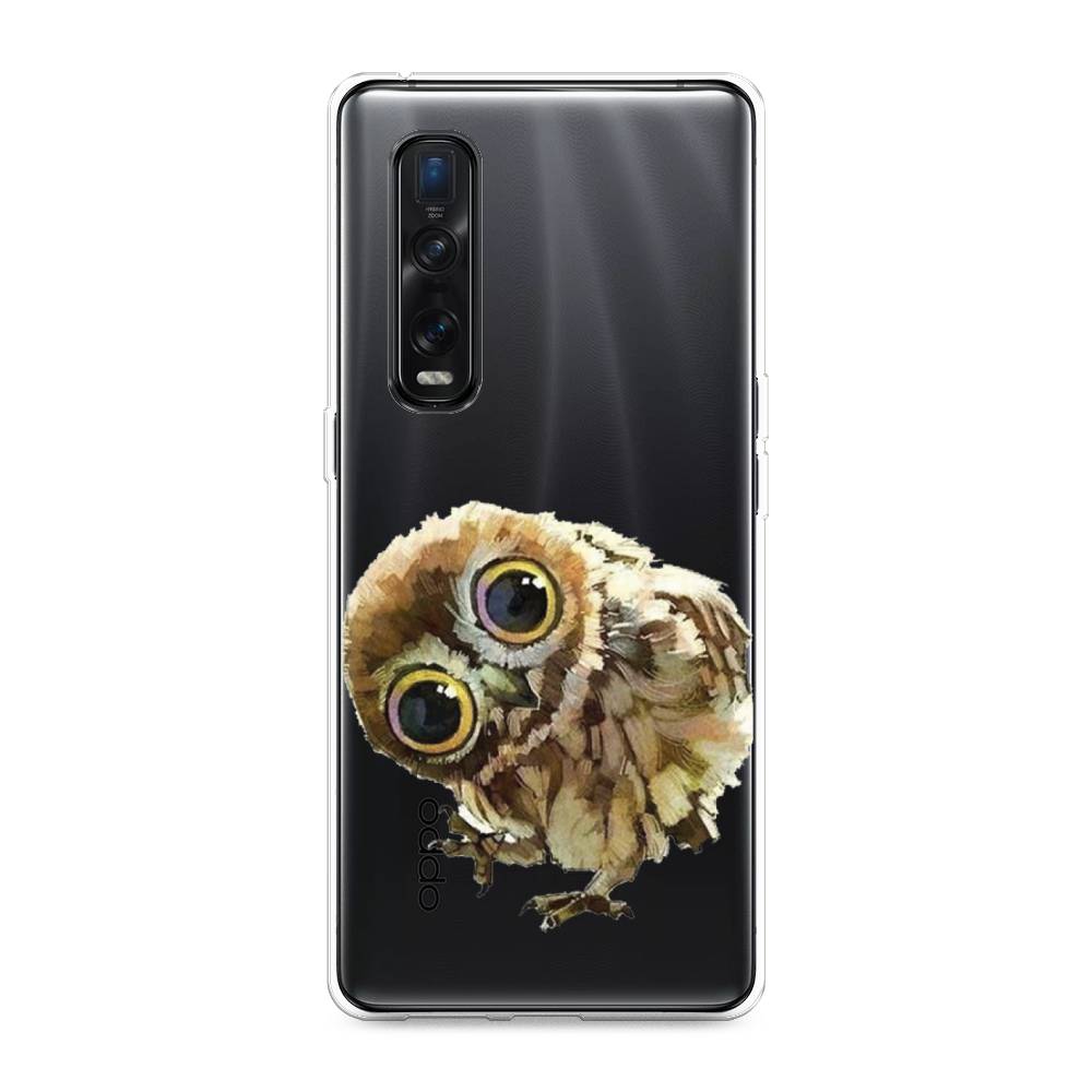 

Чехол Awog на Oppo Find X2 Pro "Любопытный совенок", Разноцветный, 253350-1
