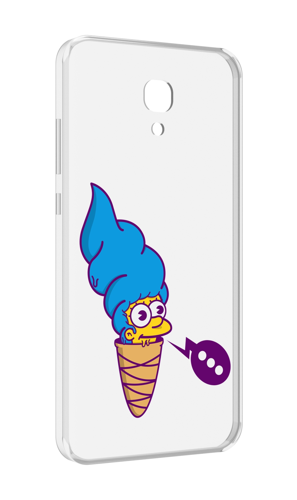 

Чехол MyPads Мардж-рожок для Meizu M6 (M711Q), Прозрачный, Tocco