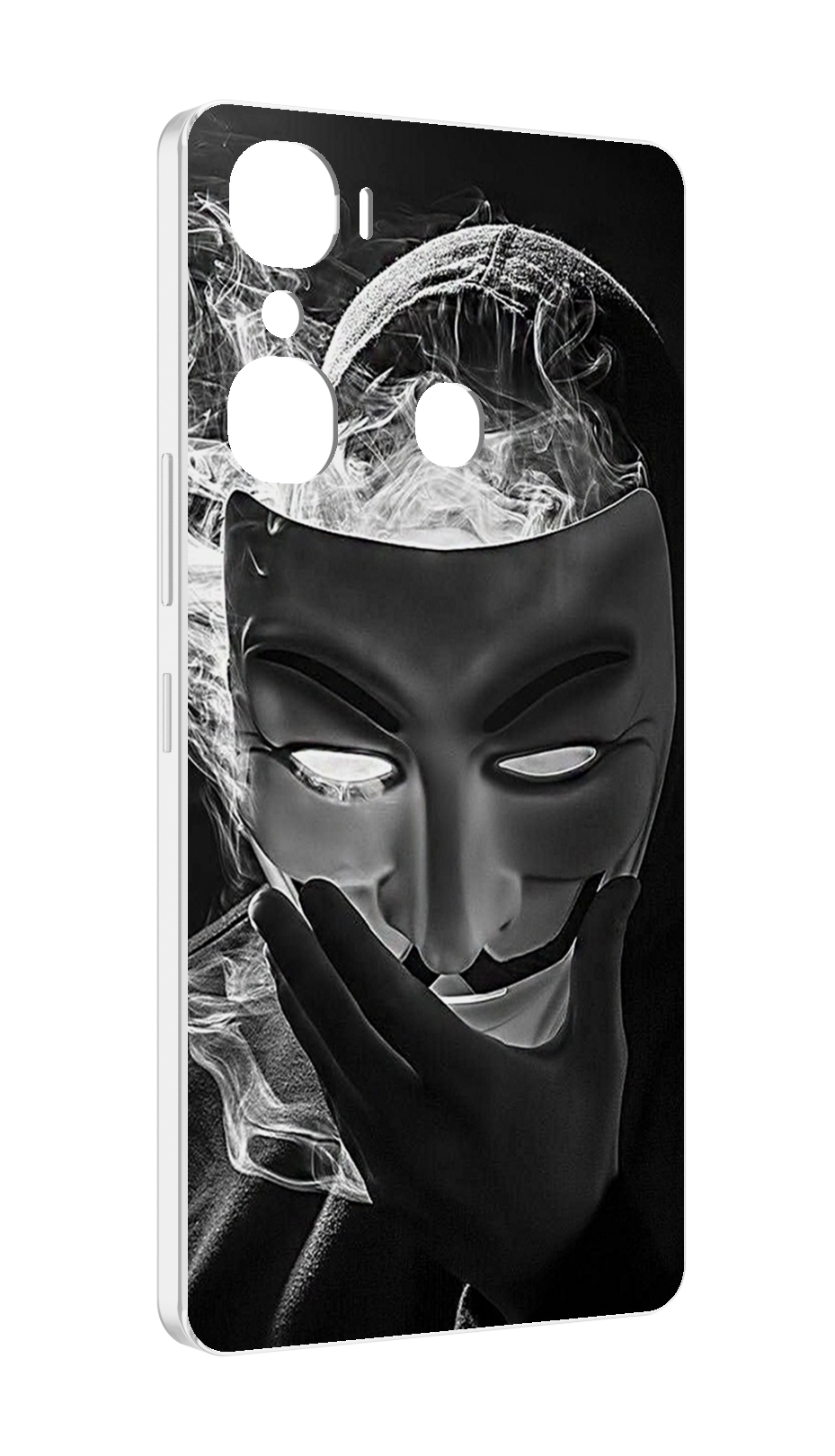 

Чехол MyPads Маска для Infinix Hot 12 Pro, Прозрачный, Tocco
