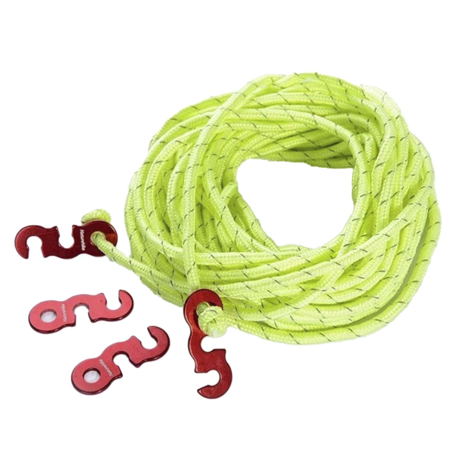 Оттяжки Для Палатки Naturehike S Shape Rope Buckle 4 Pcs+Rope Red (Б/Р)