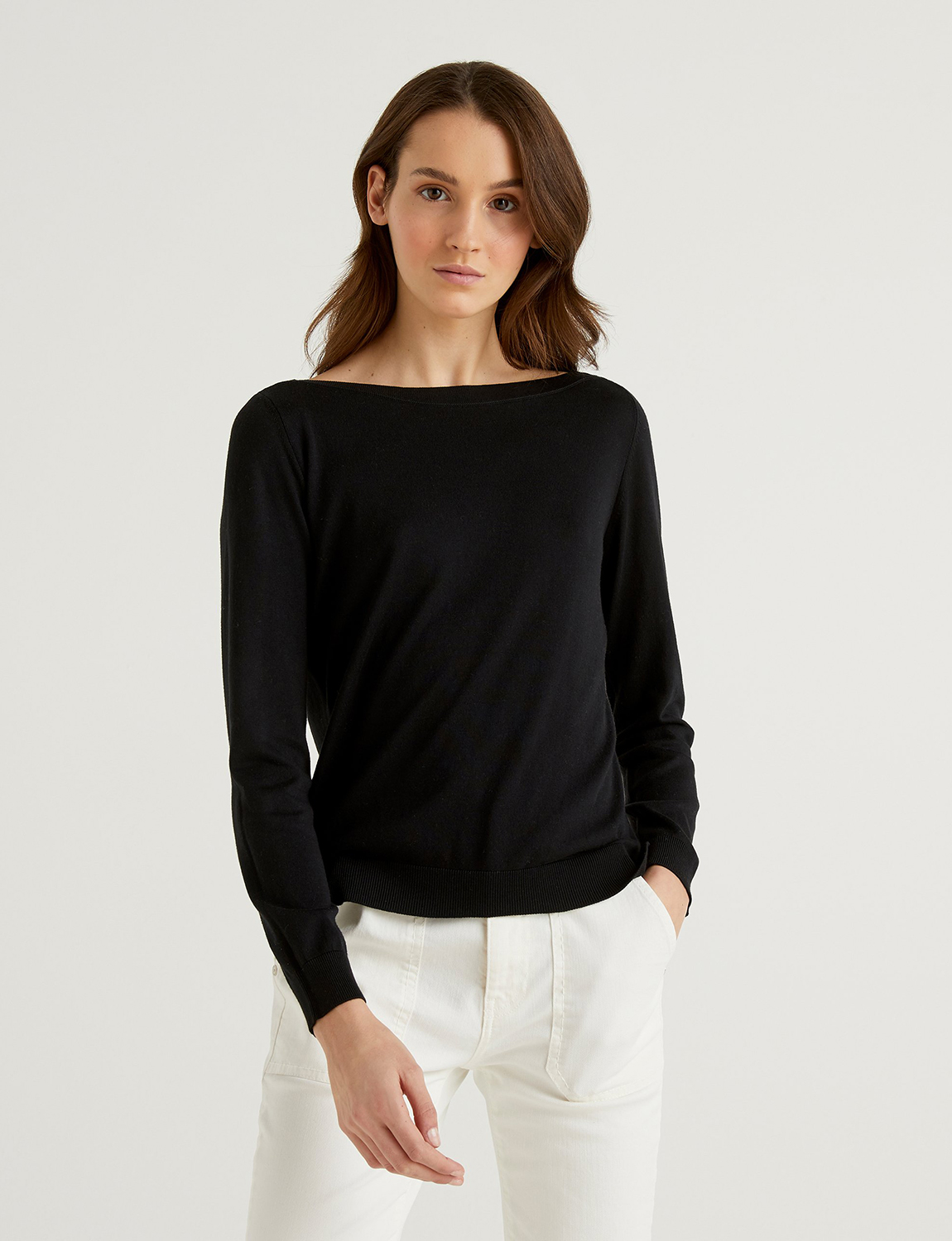 

Джемпер женский United Colors of Benetton 21A_102MD1O02 черный XL