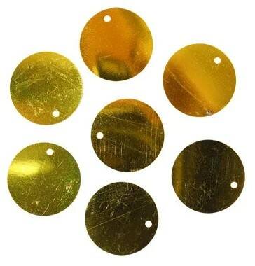 Пайетки плоские Astra&Craft, 20 мм, 10 г (A1 золото), 10 упак